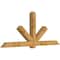 Ekena Millwork Kennewick Rough Sawn Timber Gable Bracket, Western Red Cedar, 108"W x 45"H x 6"D x 6"F, 10/12 Pitch GBW108X45X0606KEN00RWR - alternate 2